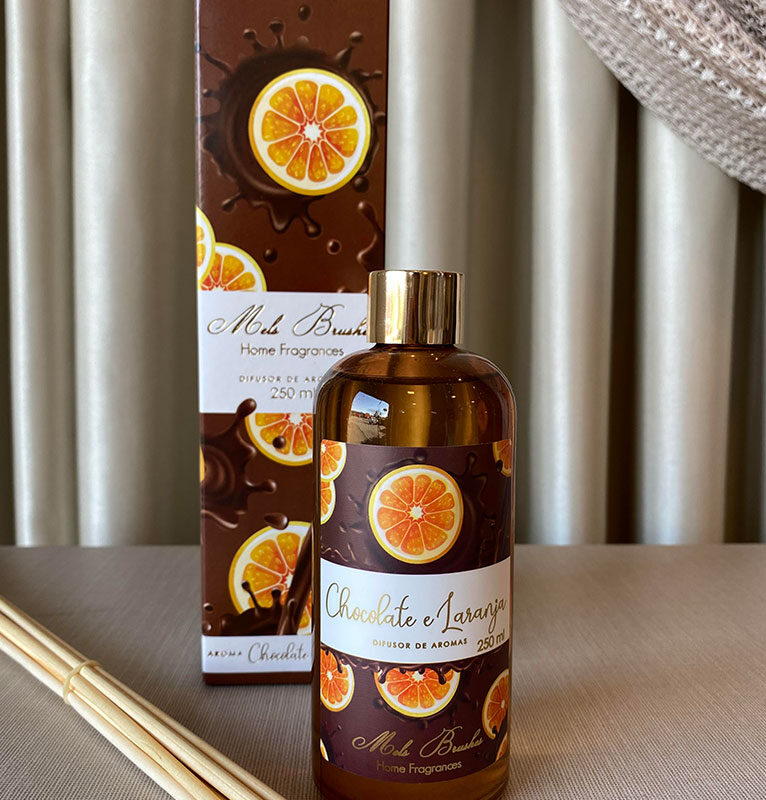 Difusor de Aromas Equilíbrio Chocolate e Laranja 250 ml